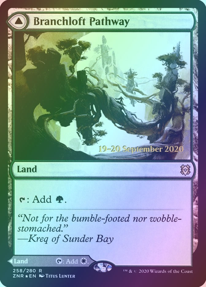 Branchloft Pathway // Boulderloft Pathway (PZNR) (258s) / Foil — cara 1 de 2