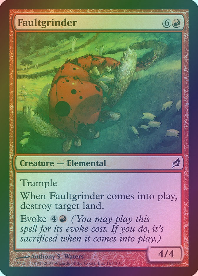 Faultgrinder (LRW) (163) / Foil
