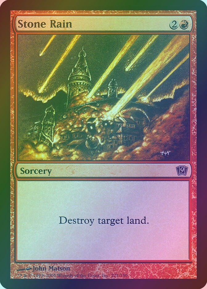 Stone Rain (9ED) (221★) / Foil