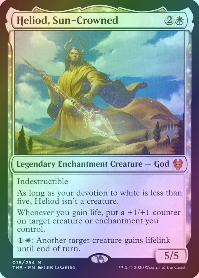 Heliod, Sun-Crowned (PTHB) (18p) / Foil