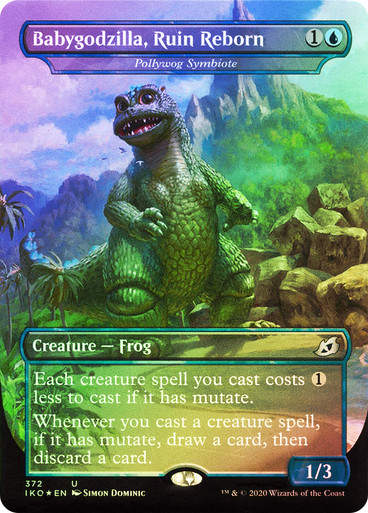 Pollywog Symbiote (IKO) (372) / Borderless / Foil