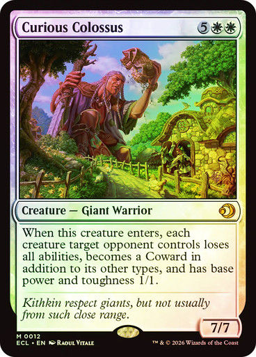 Curious Colossus (ECL) (12) / Foil
