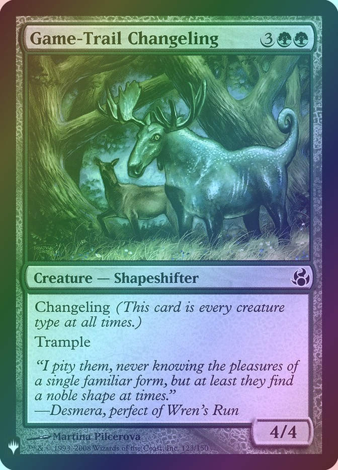 Game-Trail Changeling (PLST) (MOR-123) / Foil