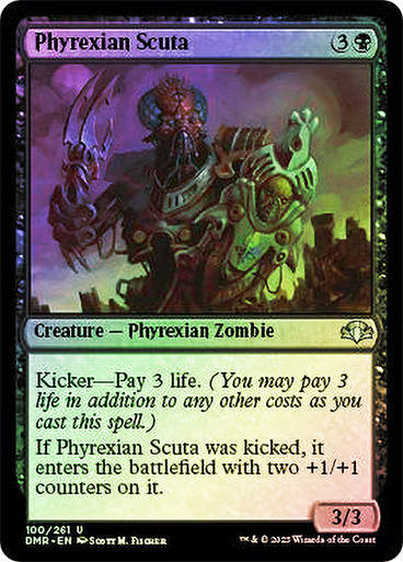 Phyrexian Scuta (DMR) / Foil