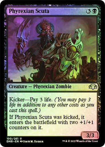 Phyrexian Scuta (DMR) / Foil