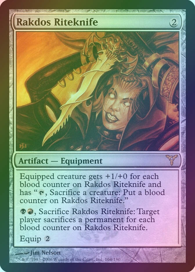 Rakdos Riteknife (DIS) (164) / Foil