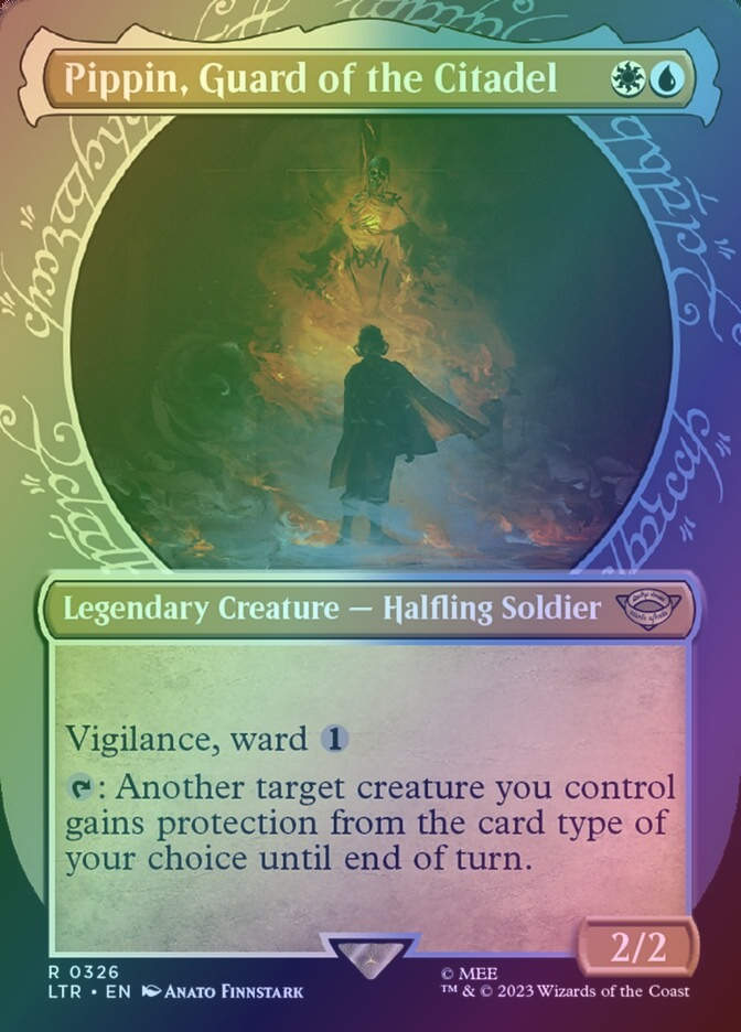 Pippin, Guard of the Citadel (LTR) (326) / Borderless / Showcase / Foil