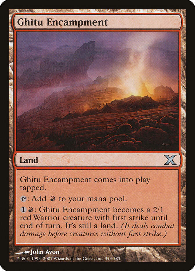 Ghitu Encampment (10E) (353)