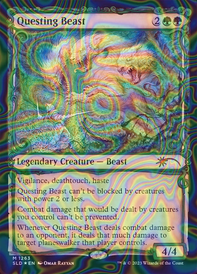 Questing Beast (SLD) (1263) / Showcase / Halo Foil