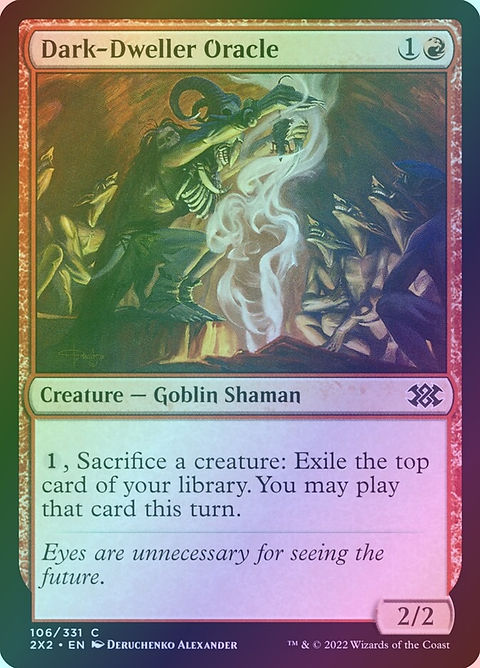 mtg oracle card reference The Magic: The Gathering Deck: A 52-Card Deck and Guidebook: Oracle Cards : Magic: The Gathering Books Dark-Dweller Oracle (2X2) (106) /