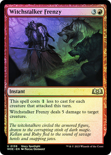Witchstalker Frenzy (woe) / Foil