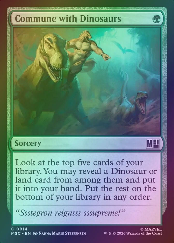 Commune with Dinosaurs (MSC) (814) / Foil