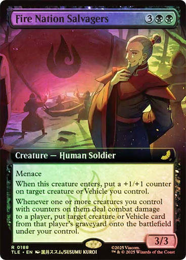 Fire Nation Salvagers (TLE) (188) / Extended Art / Foil