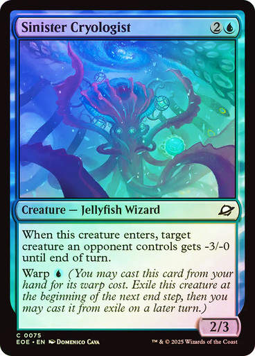 Sinister Cryologist (EOE) (75) / Foil