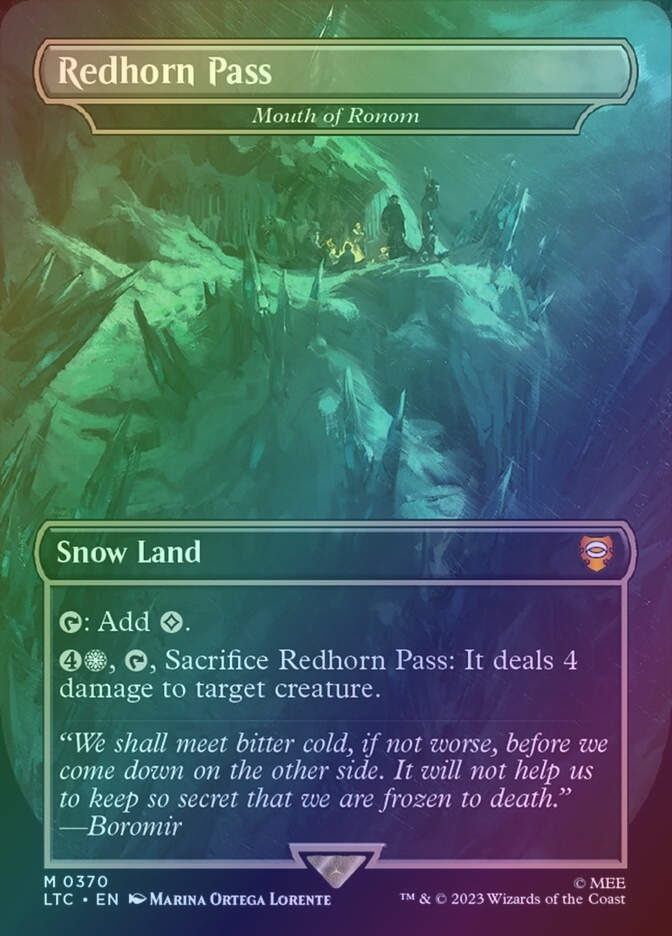 Mouth of Ronom (LTC) (370) / Borderless / Foil