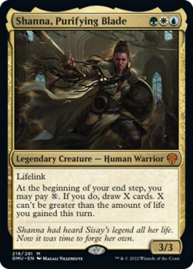 Shanna, Purifying Blade (DMU)