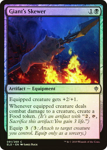 Giant's Skewer (ELD) (91) / Foil