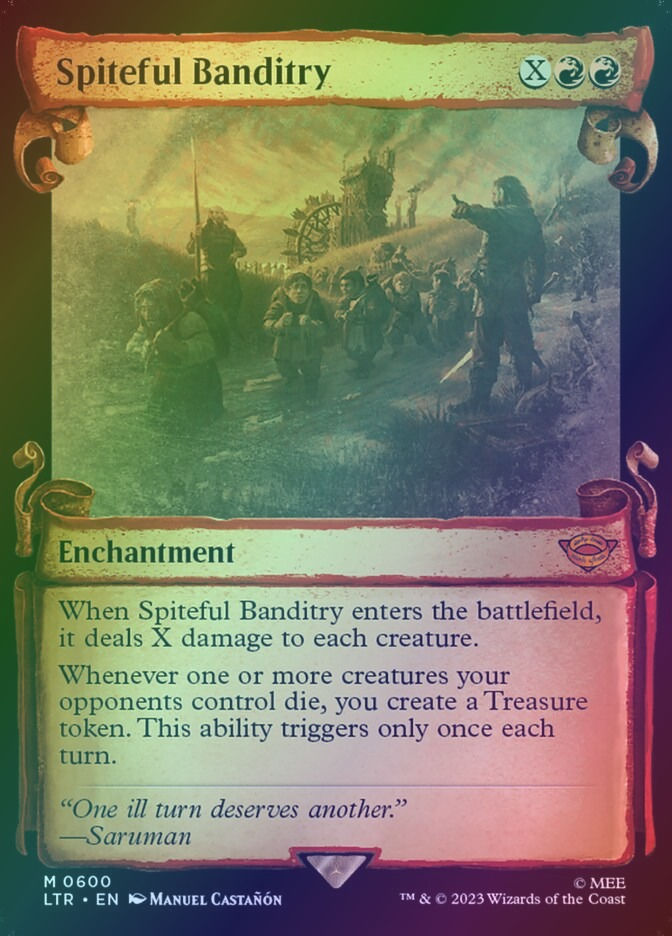 Spiteful Banditry (LTR) (600) / Showcase / Foil