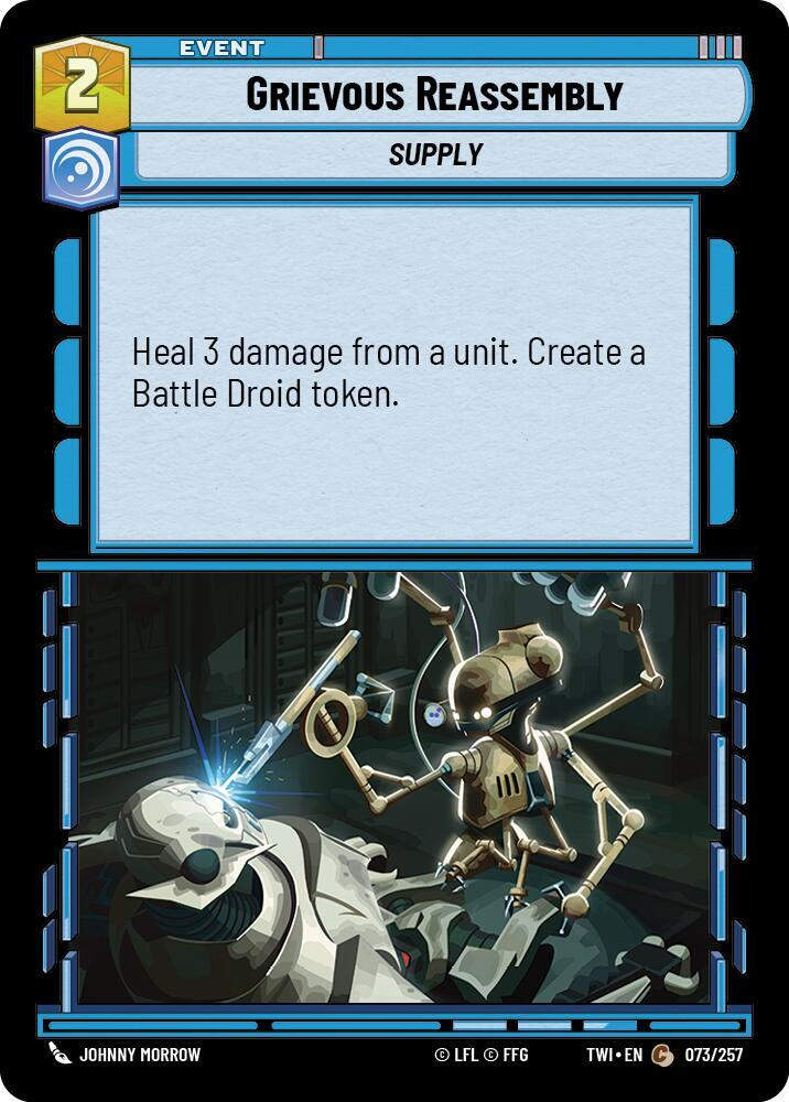 Grievous Reassembly (TWI) (073/257) / Foil