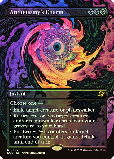 Archenemy's Charm (EOE) (307) / Borderless / Foil