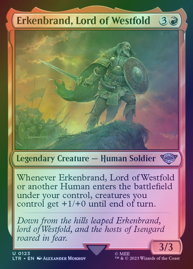 Erkenbrand, Lord of Westfold (LTR) (123) / Foil