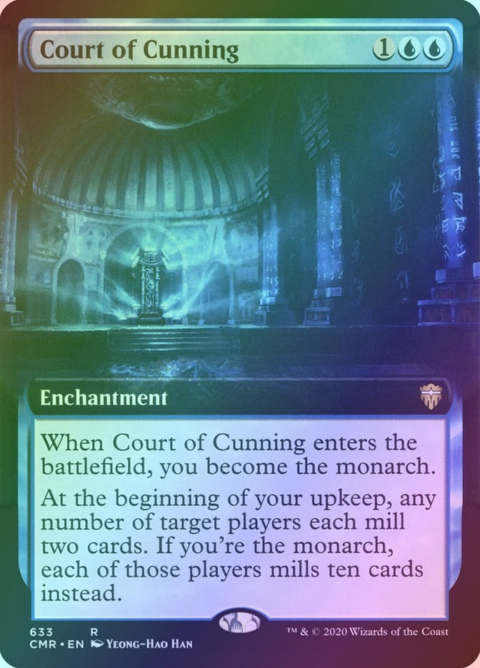 Court of Cunning (CMR) (633) / Extended Art / Foil