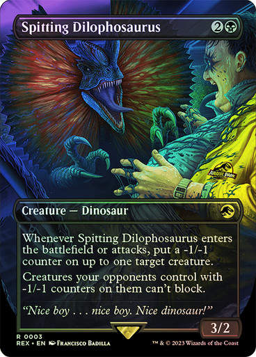 Spitting Dilophosaurus (rex) / Foil