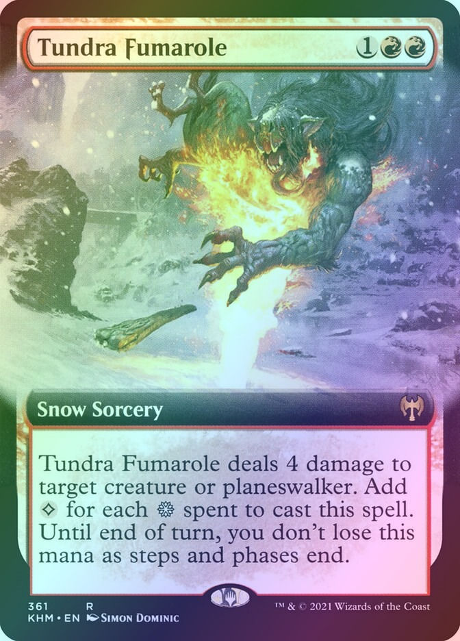 Tundra Fumarole (KHM) (361) / Extended Art / Foil