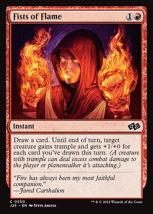 Fists of Flame (J25) (550)