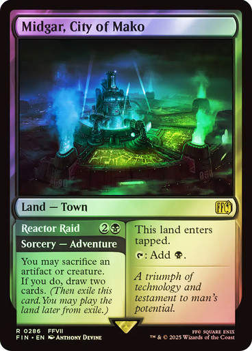 Midgar, City of Mako // Reactor Raid (FIN) (286) / Foil