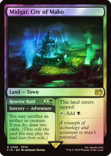 Midgar, City of Mako // Reactor Raid (FIN) (286) / Foil