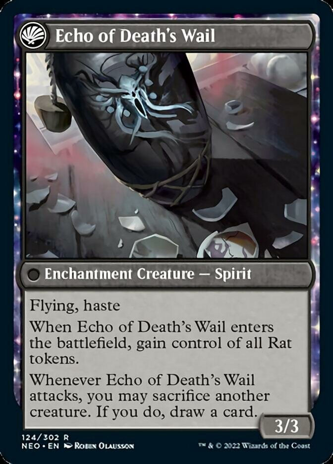 Tribute to Horobi // Echo of Death's Wail (NEO) — cara 2 de 2