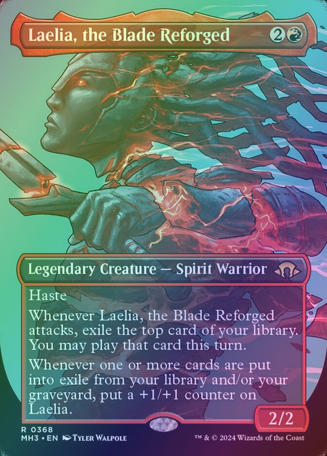 Laelia, the Blade Reforged (MH3) (368) / Borderless / Foil