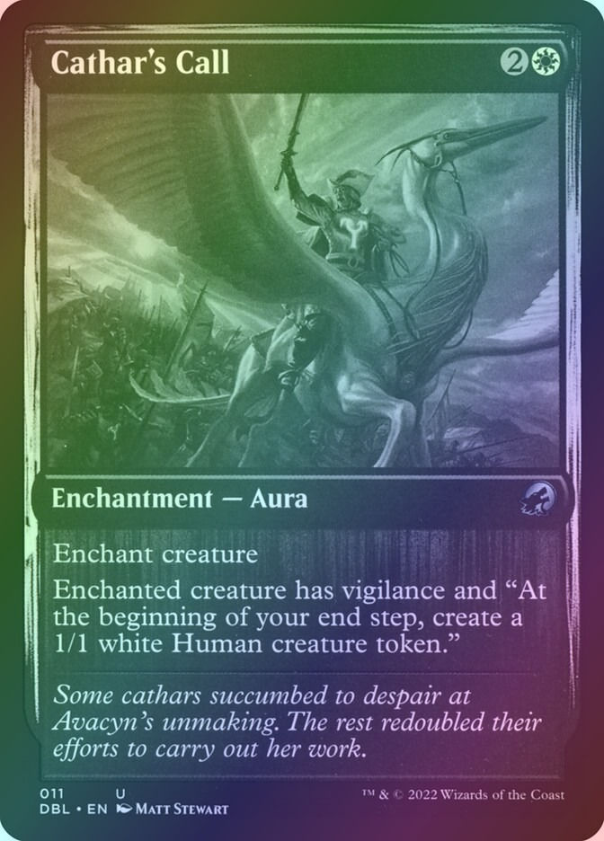 Cathar's Call (DBL) (11) / Foil