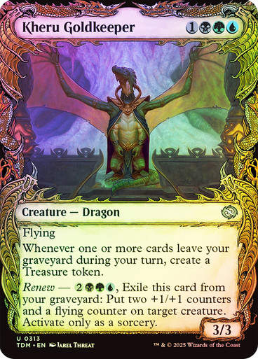 Kheru Goldkeeper (TDM) (313) / Foil / Showcase