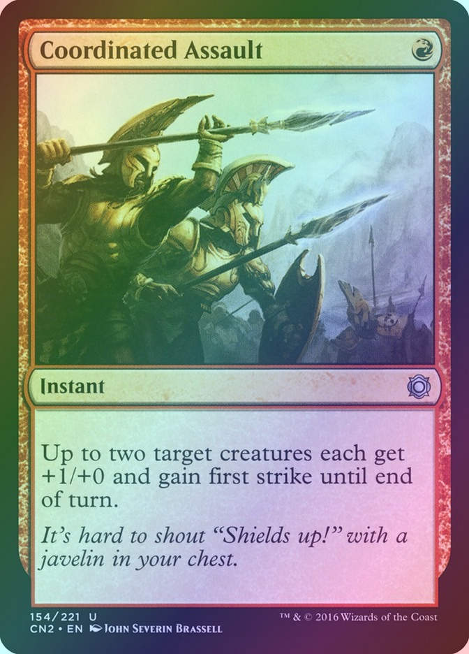 Coordinated Assault (CN2) (154) / Foil