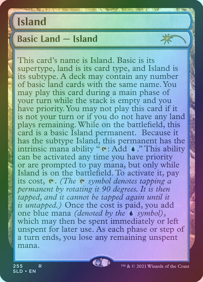Island (SLD) (255) / Foil