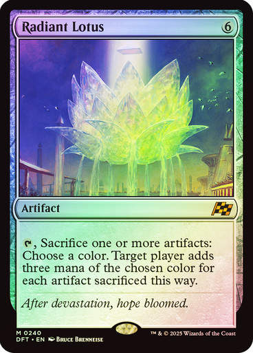 Radiant Lotus (DFT) (240) / Foil