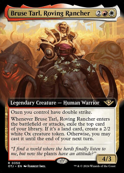 Bruse Tarl, Roving Rancher (otj) (350) / Extended Art