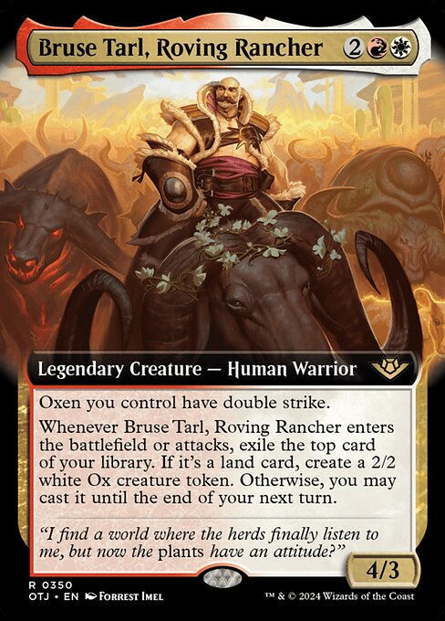 Bruse Tarl, Roving Rancher (otj) (350) / Extended Art