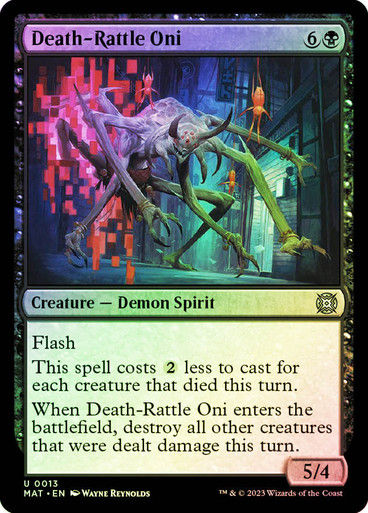 Death-Rattle Oni (MAT) / Foil