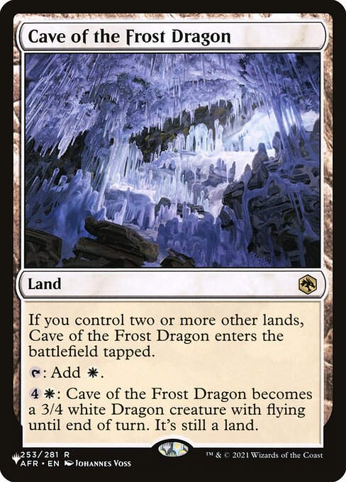 Cave of the Frost Dragon (PLST) (AFR-253)