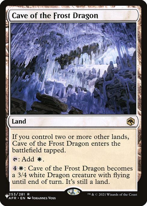 Cave of the Frost Dragon (PLST) (AFR-253)