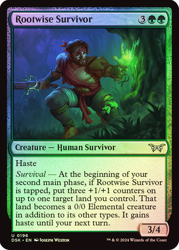 Rootwise Survivor (DSK) (196) / Foil