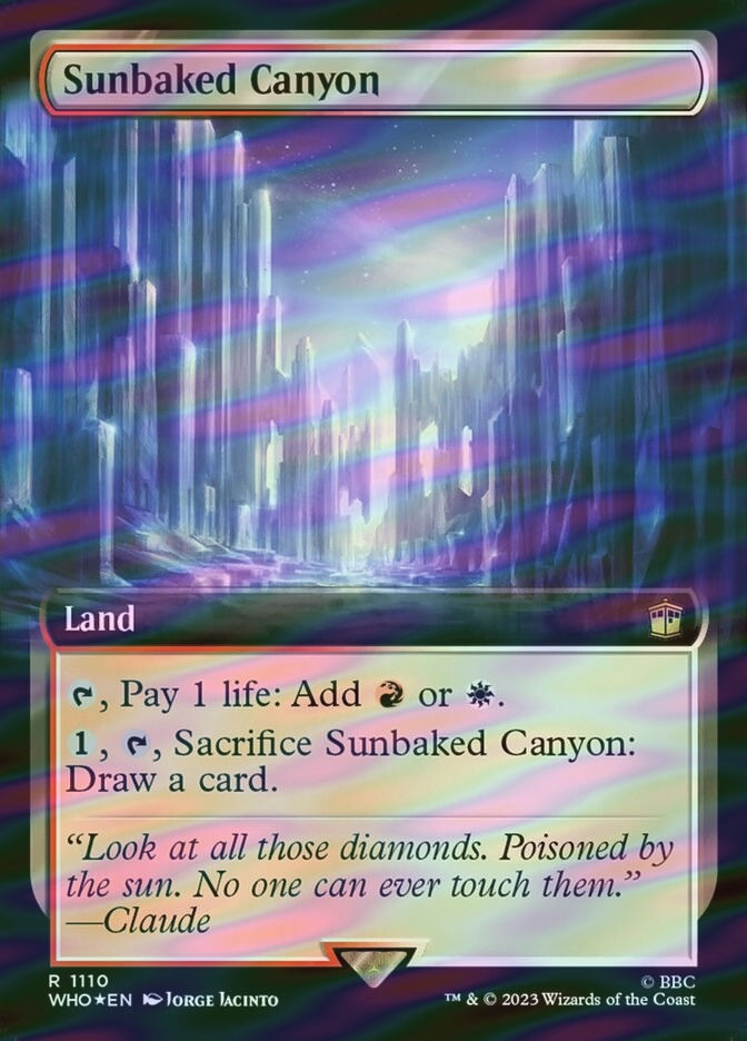 Sunbaked Canyon (WHO) (1110) / Extended Art / Surge Foil