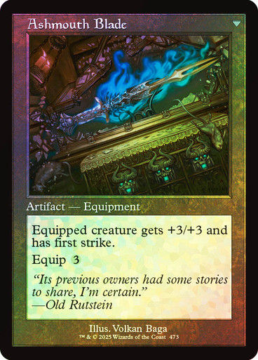 Neglected Heirloom // Ashmouth Blade (INR) (473) / Foil Retro — cara 2 de 2