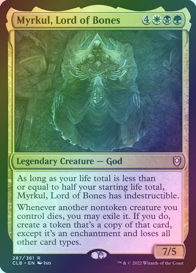 Myrkul, Lord of Bones (CLB) (287) / Foil