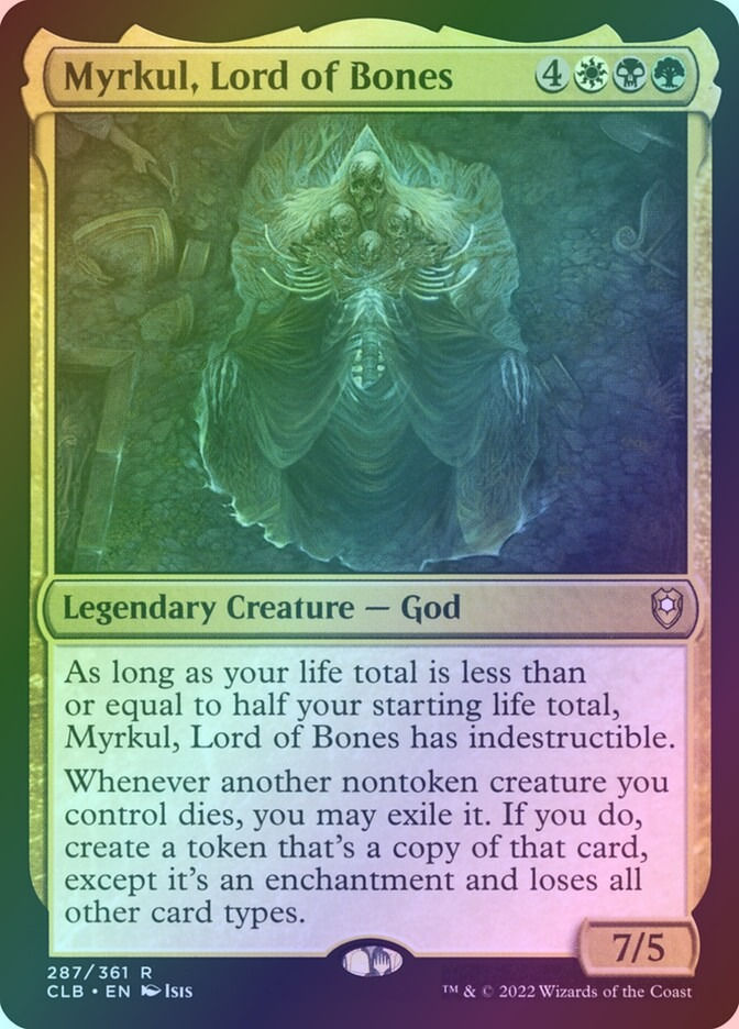 Myrkul, Lord of Bones (CLB) (287) / Foil