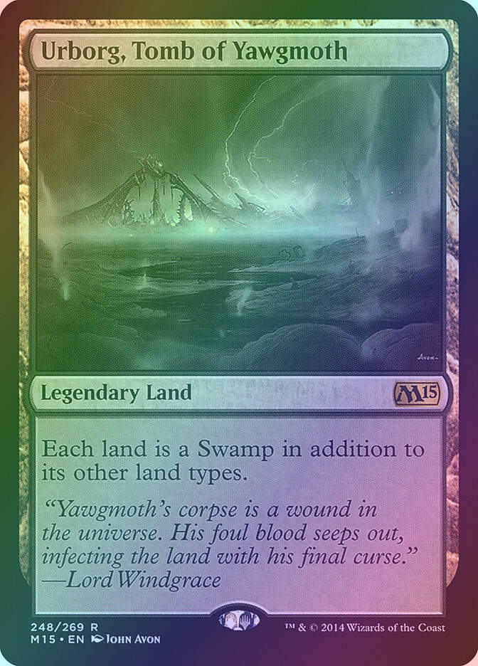 Urborg, Tomb of Yawgmoth (M15) (248) / Foil