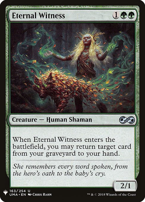 Eternal Witness (PLST) (UMA-163)